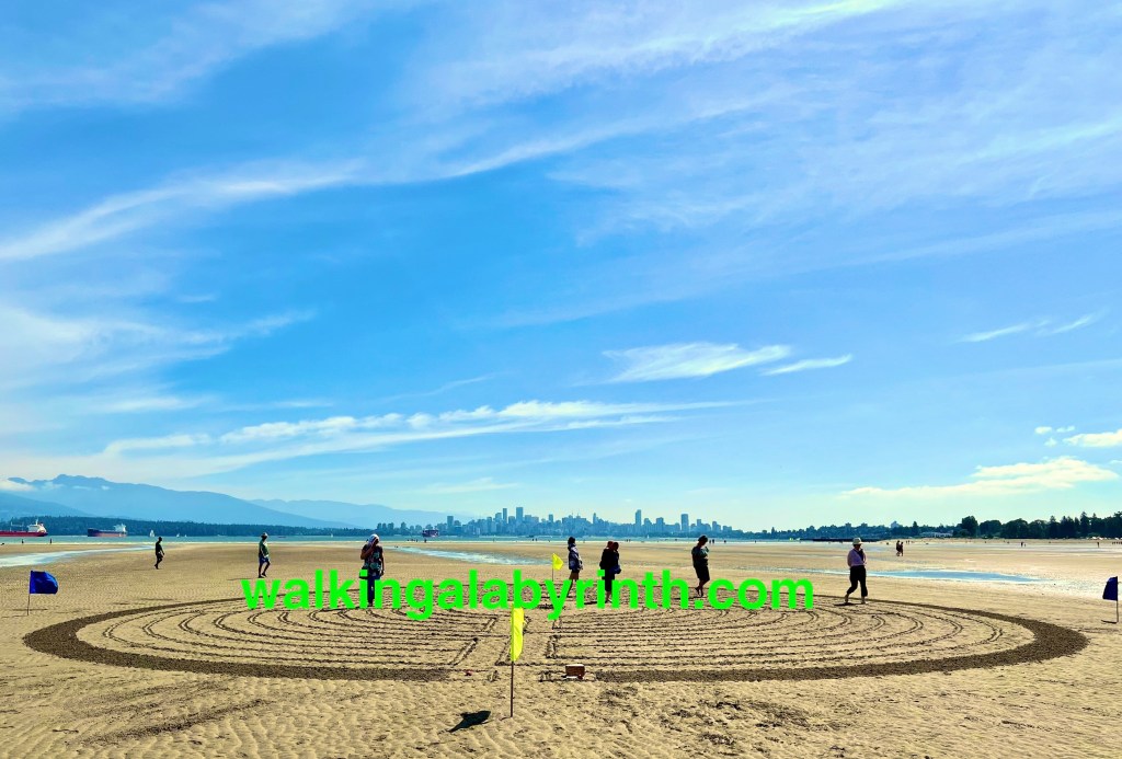 October Labyrinth: Saturday October 4th, 2025: 10:30 am  to 12:30 pm: Spanish Banks, Vancouver,&nbsp;BC.